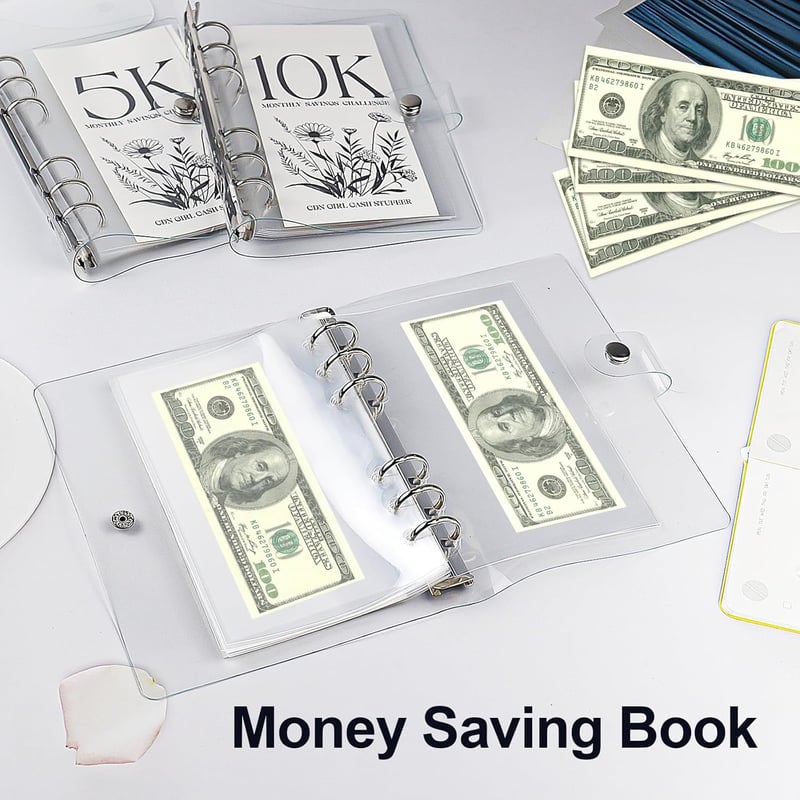 SaveWise – Carpeta del Reto de Ahorro de Dinero en Sobres de 12 Meses