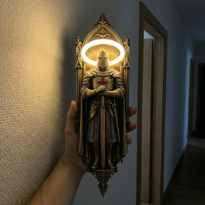 KnightGlow – Lámpara de Pared Caballero Medieval