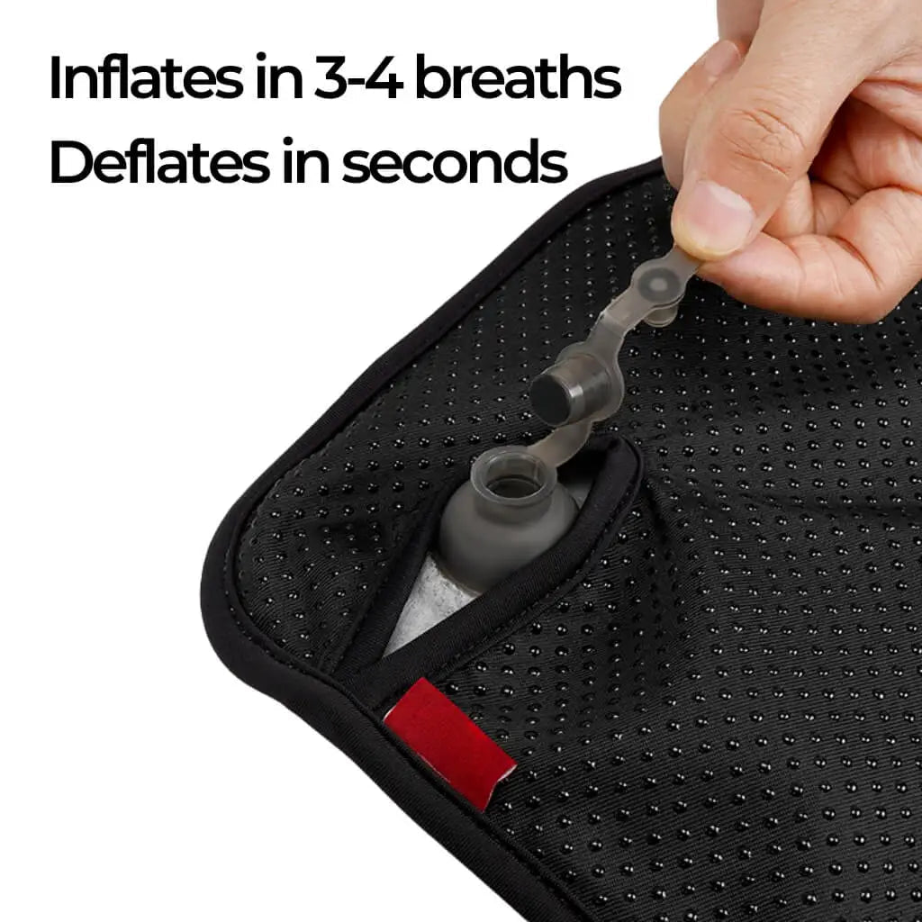 ComfortCore – Cojín de aire de viaje para mayor comodidad