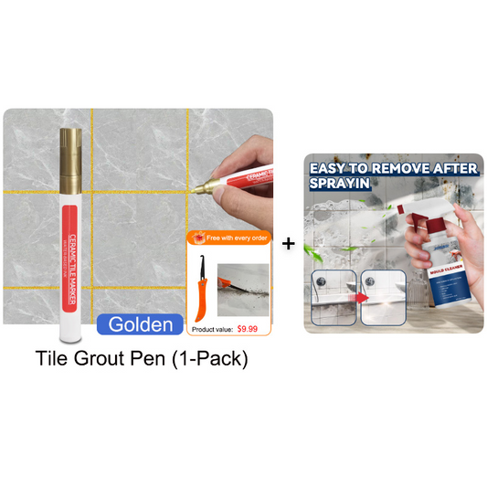 🖌️ ¡Bolígrafo para juntas de azulejos cerámicos, antimoho e impermeable! 🧱