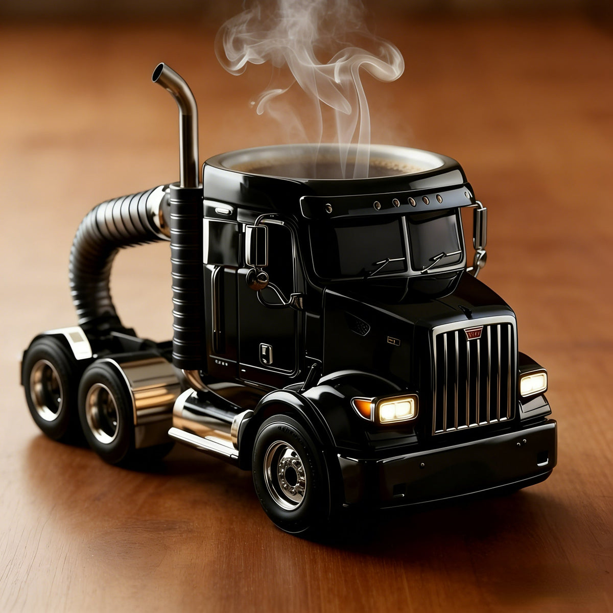 RoadKing Mug – Experiencia de café para semirremolques
