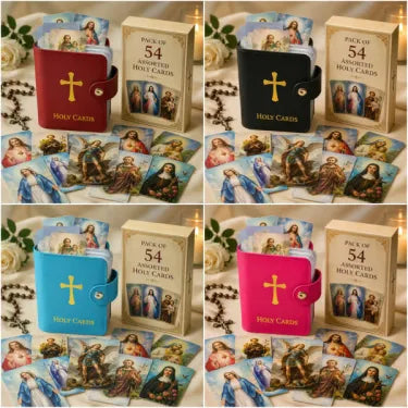FaithKeeper – Hülle für Heiligenbilder aus echtem Leder