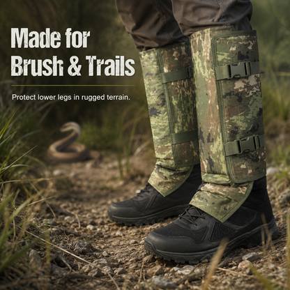TrailShield Pro - Polainas protectoras contra serpientes