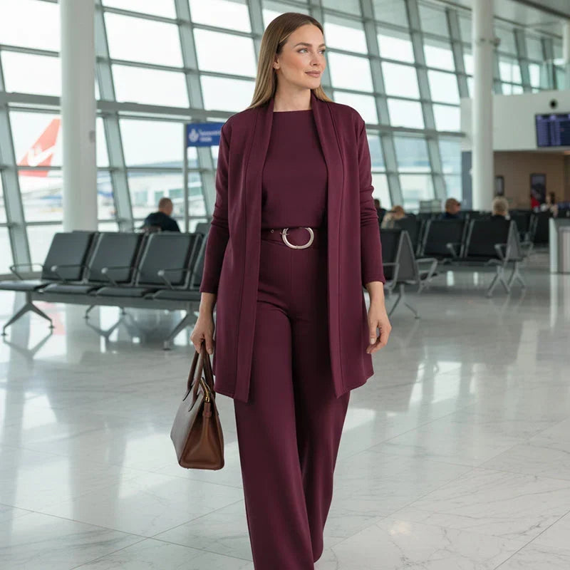 Lunara™ – Elegante conjunto de 3 piezas con caída fluida