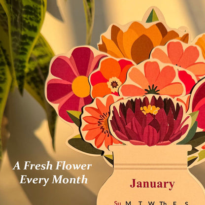 BloomDesk – Blühender Schreibtisch-Blumenkalender