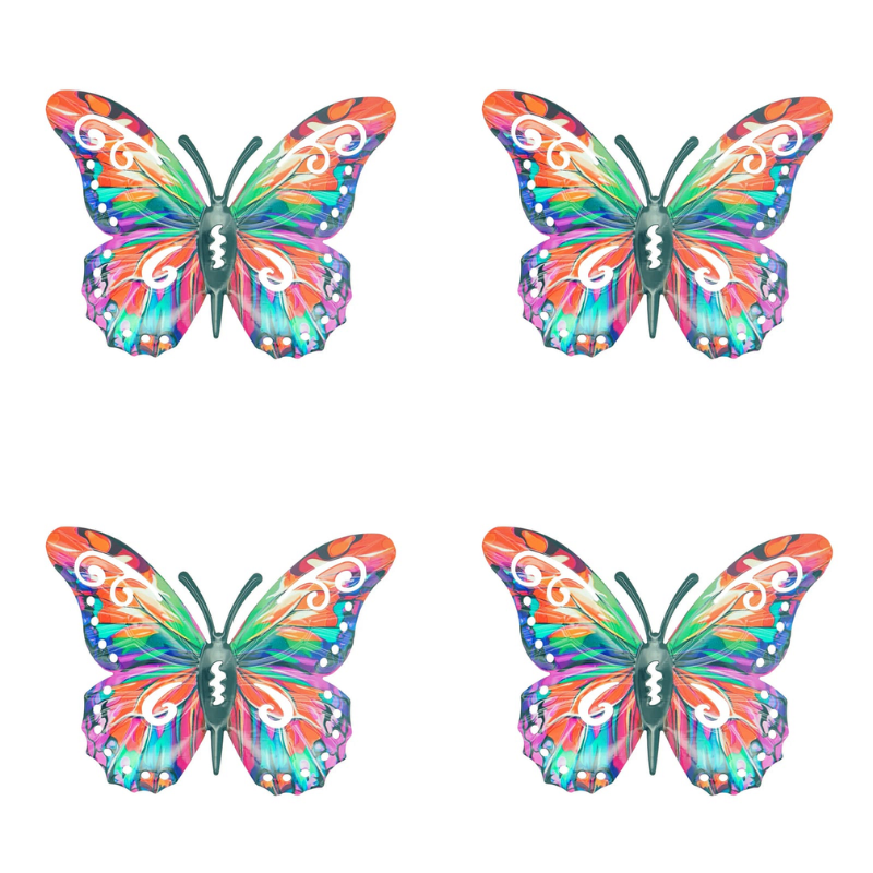 Butteriva – Arte de pared de mariposa metálica
