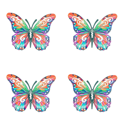 Butteriva – Arte de pared de mariposa metálica