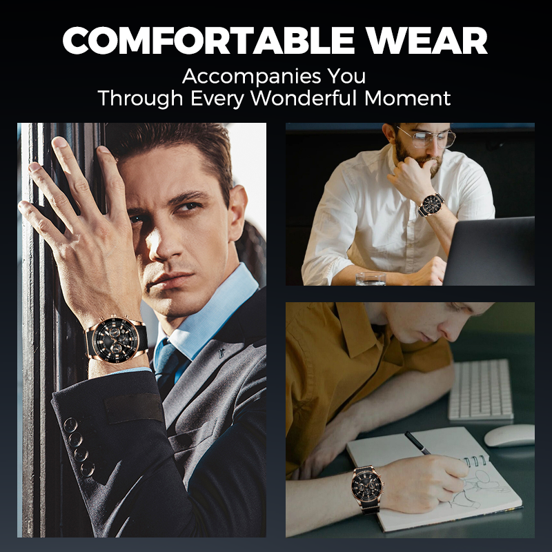 TimeForge – Reloj multifunción resistente para hombre