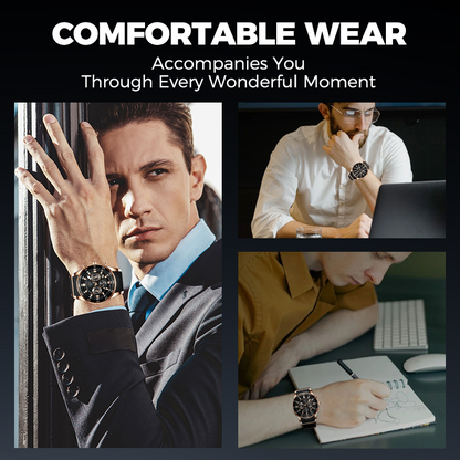 TimeForge – Reloj multifunción resistente para hombre