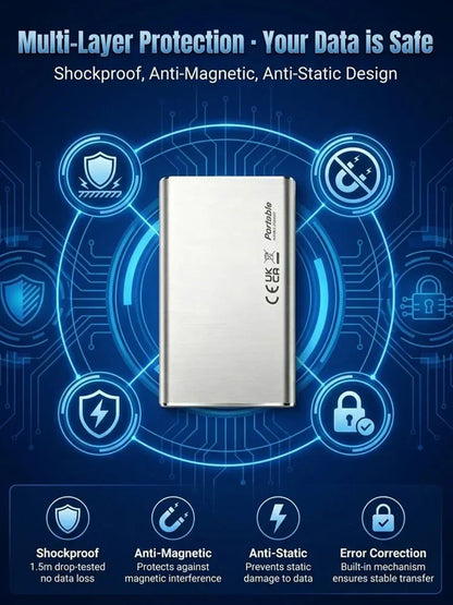 DataVault – Unidad de almacenamiento SSD portátil de alta velocidad