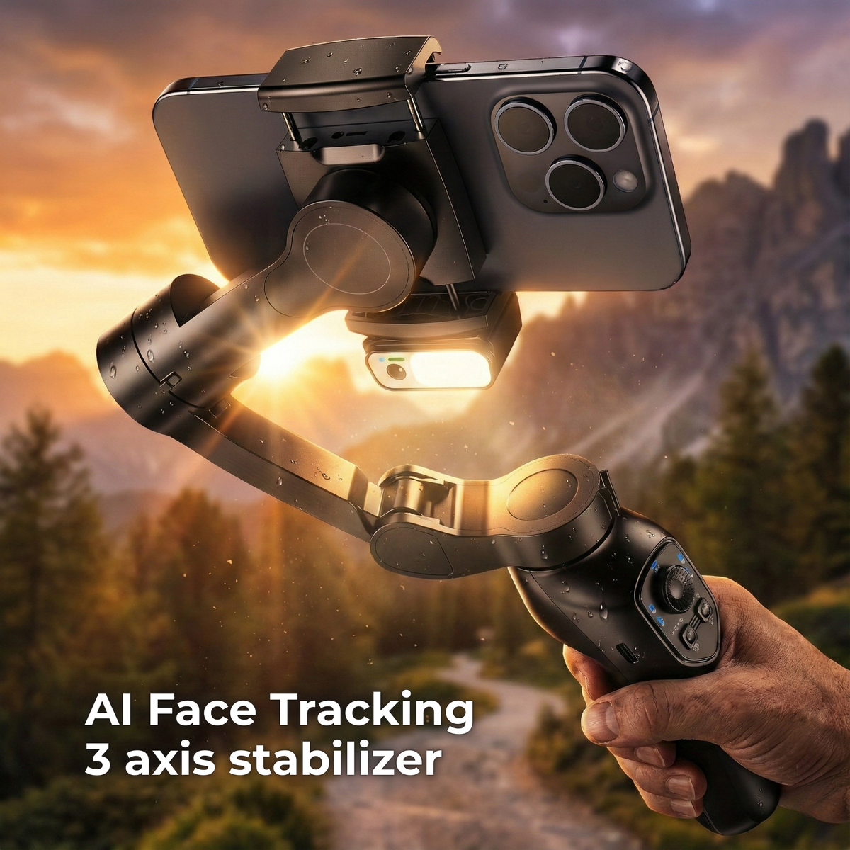 VibeShot: estabilizador con inteligencia artificial y seguimiento inteligente