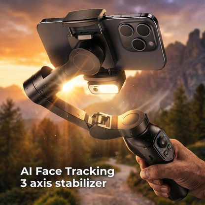 VibeShot: estabilizador con inteligencia artificial y seguimiento inteligente