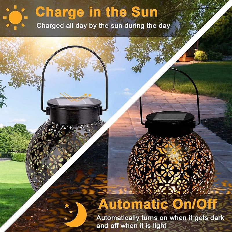 GlowBloom – Linterna Solar para Exterior