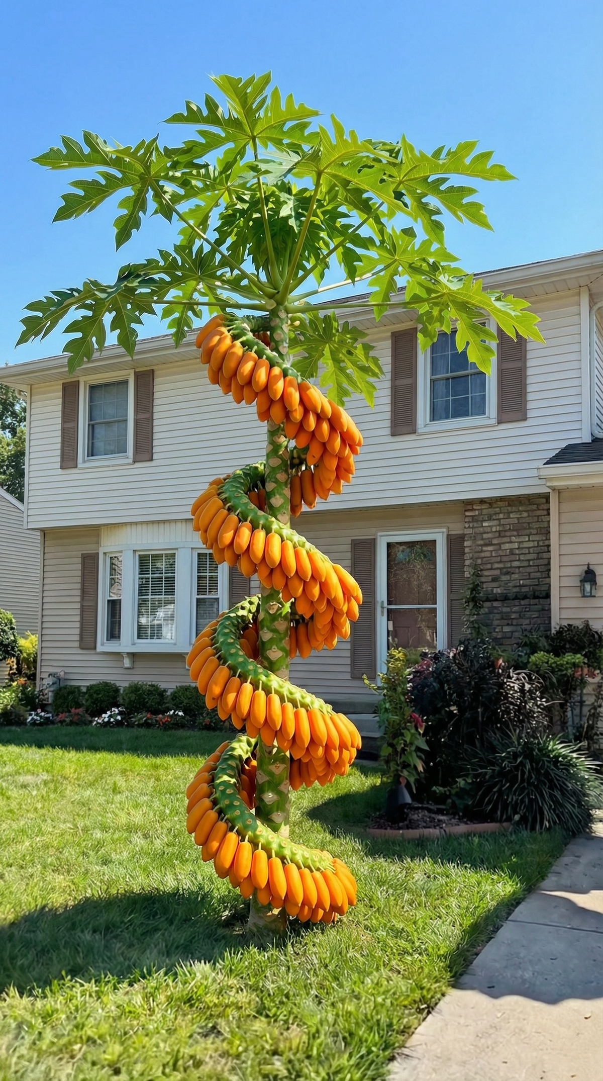 DragonHarvest – Plántulas raras de papaya 'Garra de dragón'