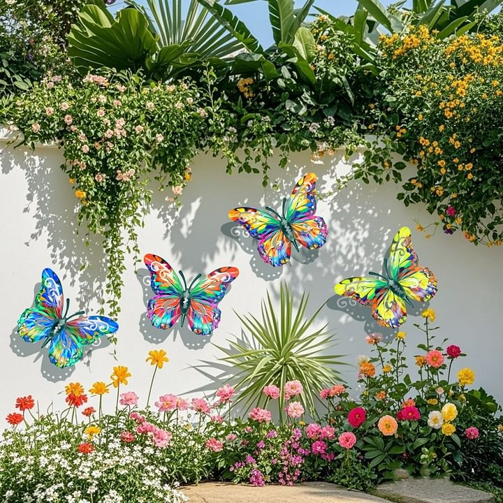 Butteriva – Arte de pared de mariposa metálica