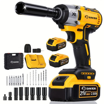 BoltForce – Kit de taladro de impacto sin escobillas