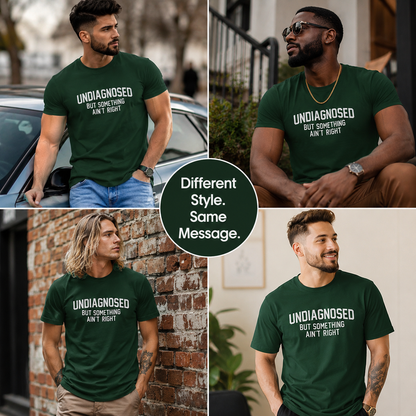 MoodThread – Camiseta gráfica Humor sin diagnosticar