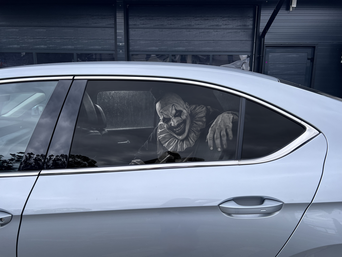 PrankVision – Vinilo decorativo para coche de payaso