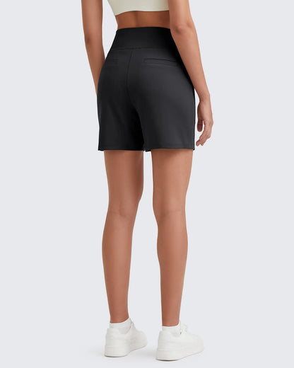 FitAura – Damen-Sportshorts mit hoher Taille