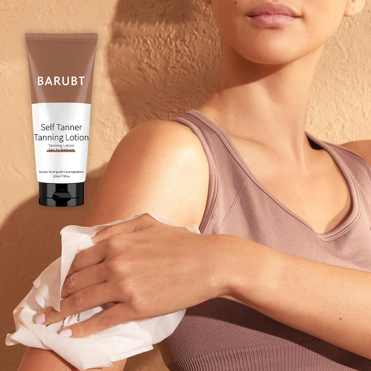BronzeAura – Loción Autobronceadora con Acabado Natural