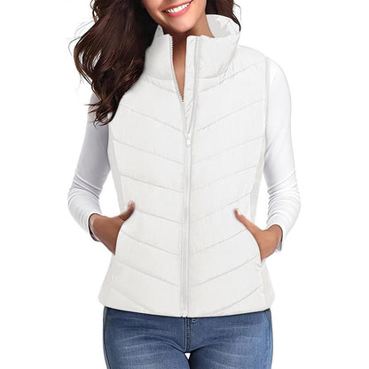 Warmora – Ärmellose Slim-Fit-Winterweste