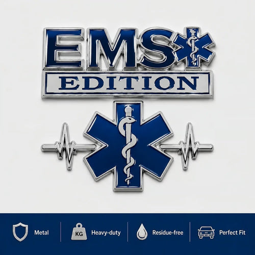 RapidResponse – Insignia metálica vehicular de EMS