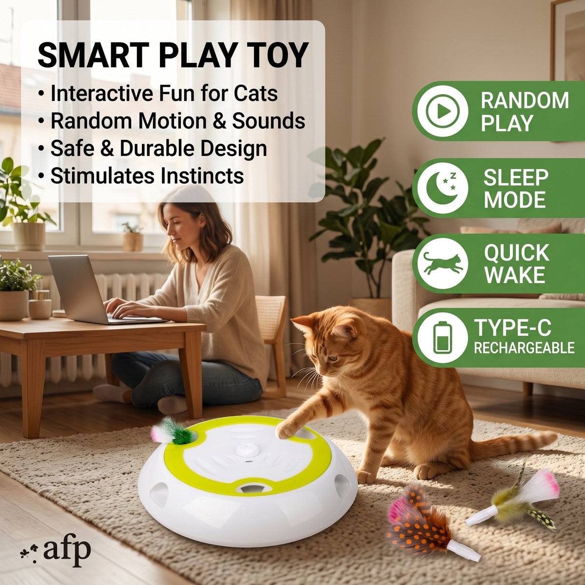 FurFun – Intelligentes interaktives Katzenspielzeug