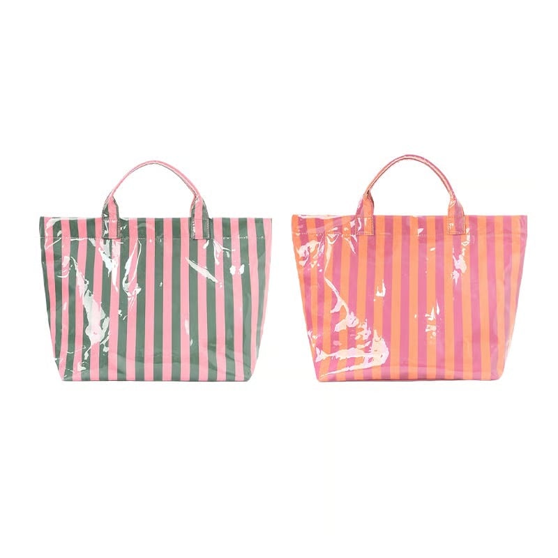 CarryWave – Bolso tote a rayas de lona duradero