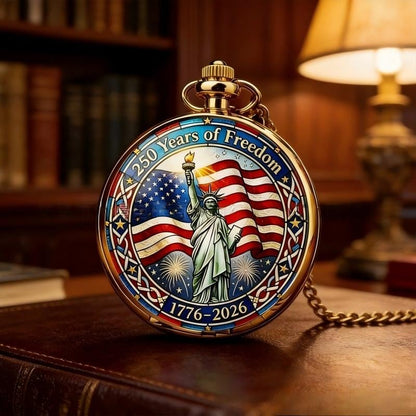 LibertyChrono – Reloj de Bolsillo 250 Aniversario de EE. UU.