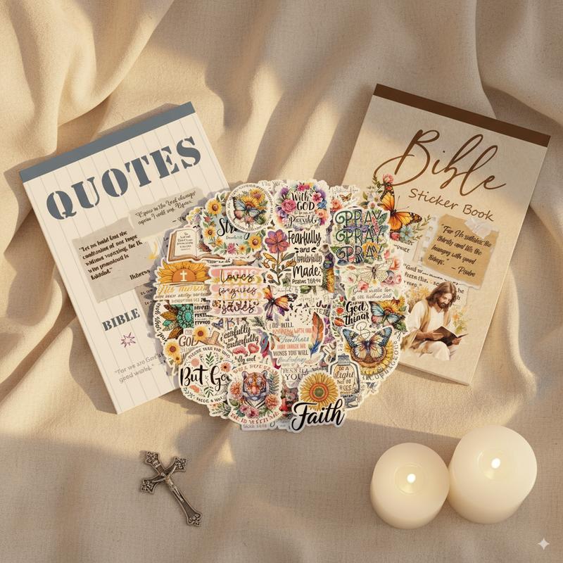 FaithGlow – Inspirierendes Bibel-Aufkleber-Set