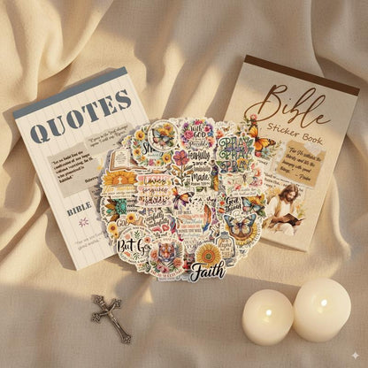 FaithGlow – Inspirierendes Bibel-Aufkleber-Set