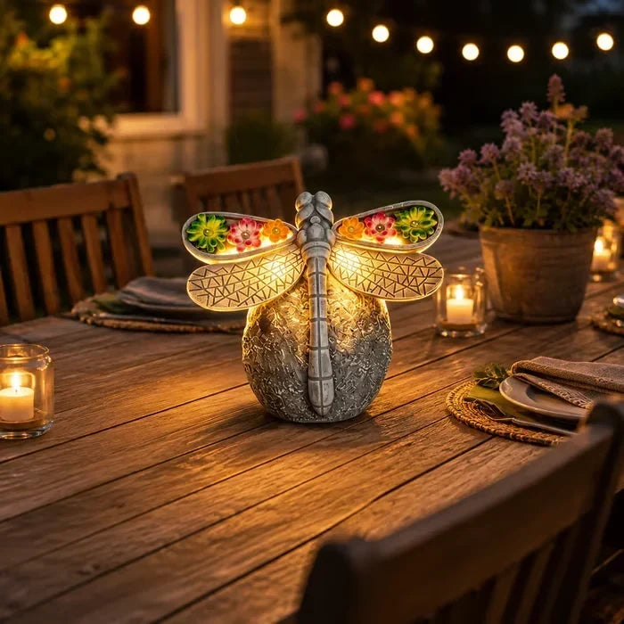 GlowWing – Luz solar para jardín con forma de libélula