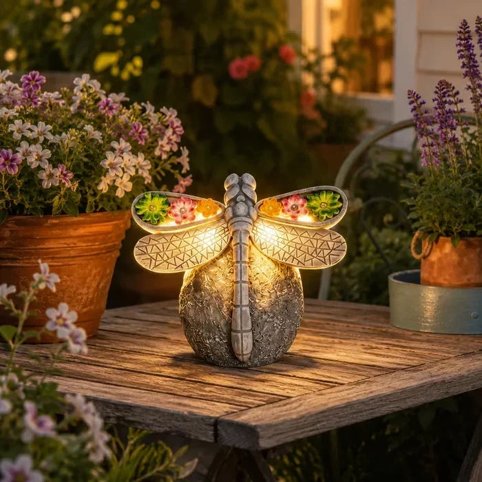 GlowWing – Luz solar para jardín con forma de libélula