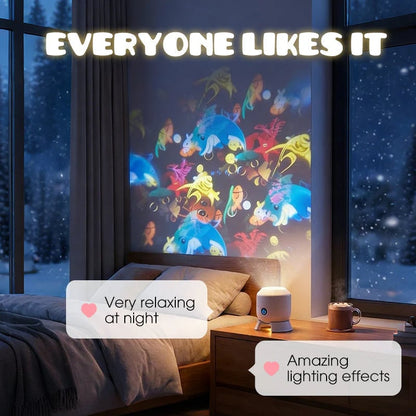 OceanGlow – Rotierender LED-Lichtprojektor