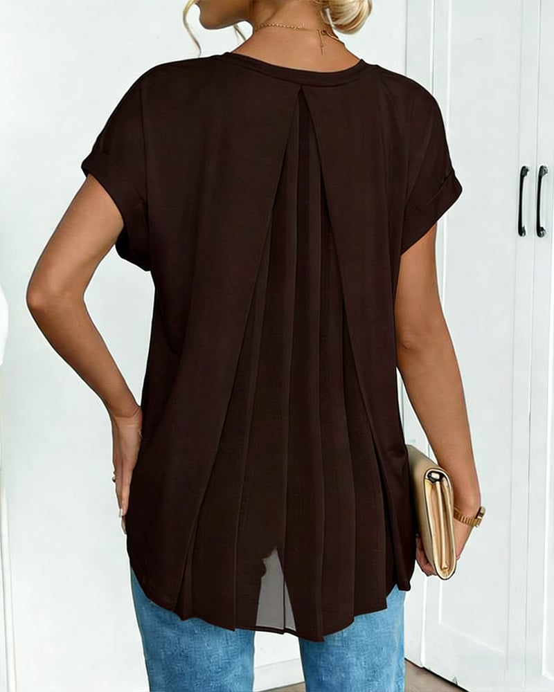 UrbanStitch V – Camiseta informal de patchwork