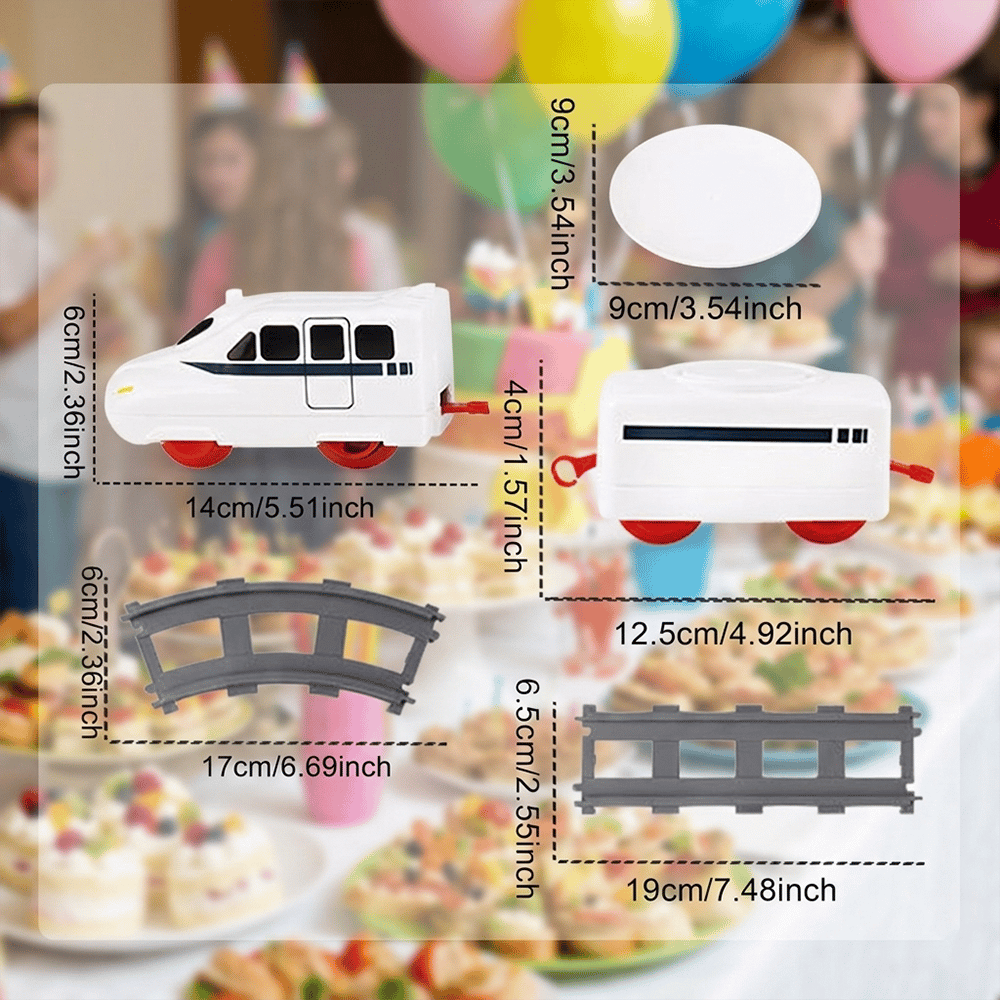 FunRail – Servierset mit rotierendem Essenszug