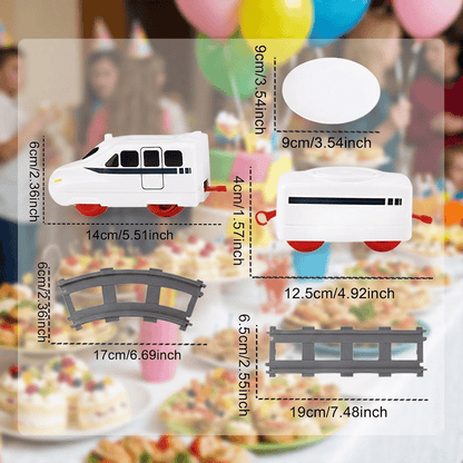 FunRail – Servierset mit rotierendem Essenszug
