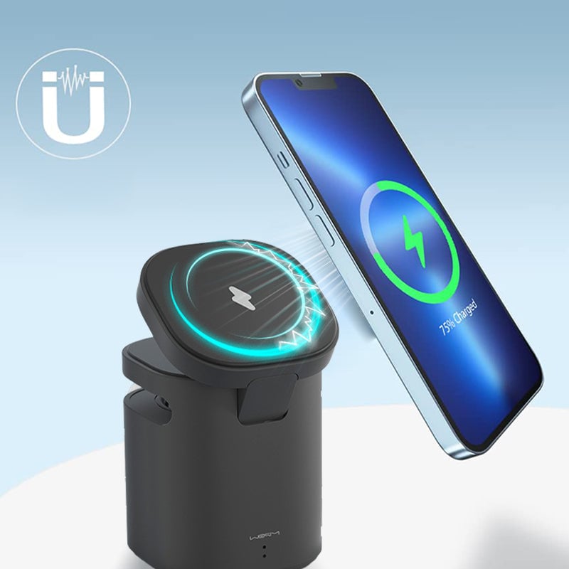 PowerBeat Dock – cargador inalámbrico y altavoz magnético