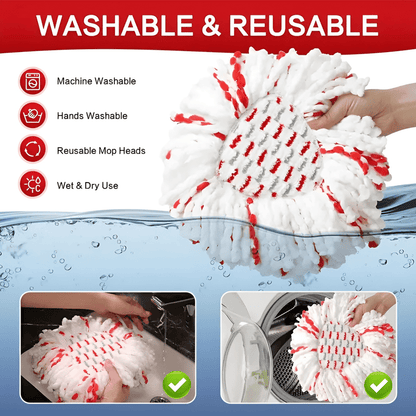 GripFiber – Cabezal universal de fregona giratoria
