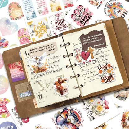 FaithGlow – Inspirierendes Bibel-Aufkleber-Set
