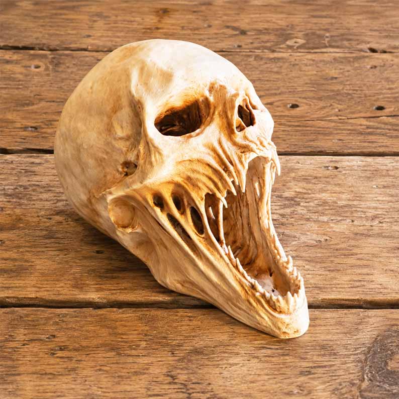DreadHollow – Escultura del coleccionista de calaveras