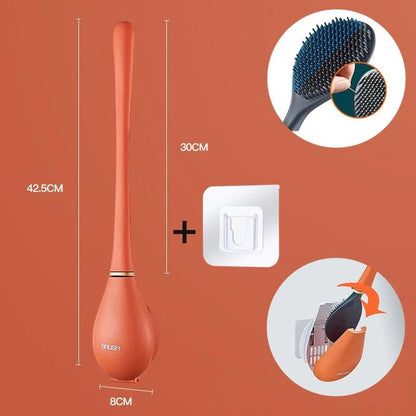 CleanFlow – Flexibles Silikon-Toilettenbürsten-Set