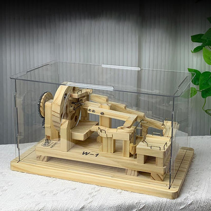 MarbleCraft – Juguete de construcción de bloques de madera con canicas