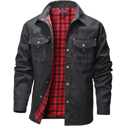 VistaWork – Camisaco utilitario versátil con forro de franela