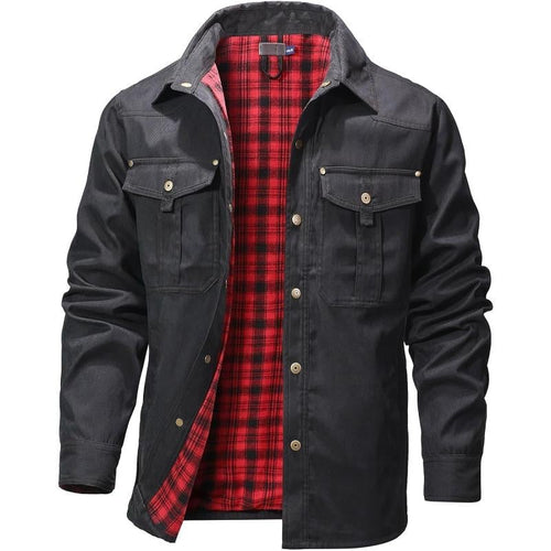 VistaWork – Camisaco utilitario versátil con forro de franela
