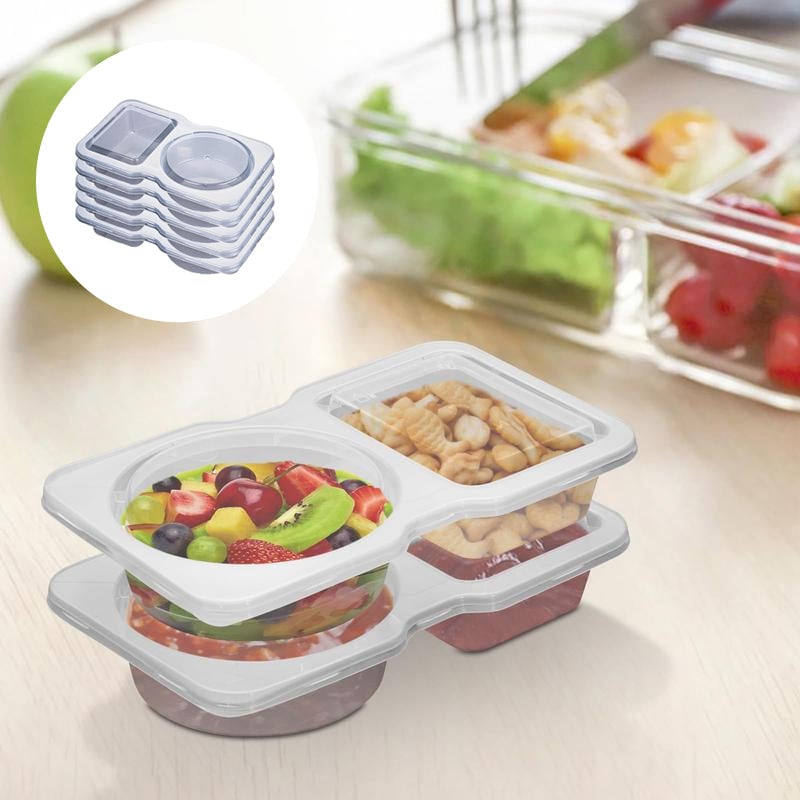 FreshPack Duo – Recipiente de dos compartimentos para snacks