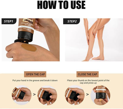 GlowLegs – Corrector de Piernas con Acabado Aerografiado