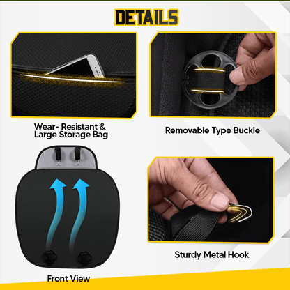 SeatBreeze – Funda transpirable para asiento, fresca, antideslizante, cómoda