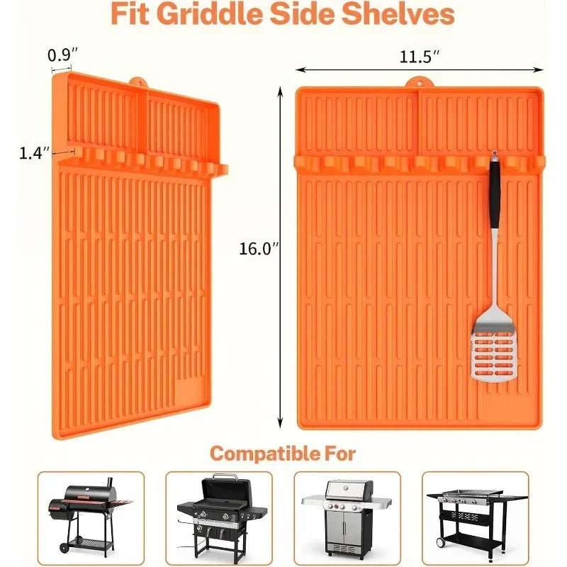 GrillNest – Organizador de 3 accesorios para parrilla