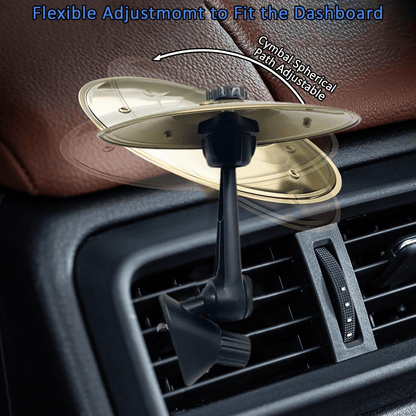 CrashBeat – Platillo de Choque para Rejilla de Ventilación de Coche